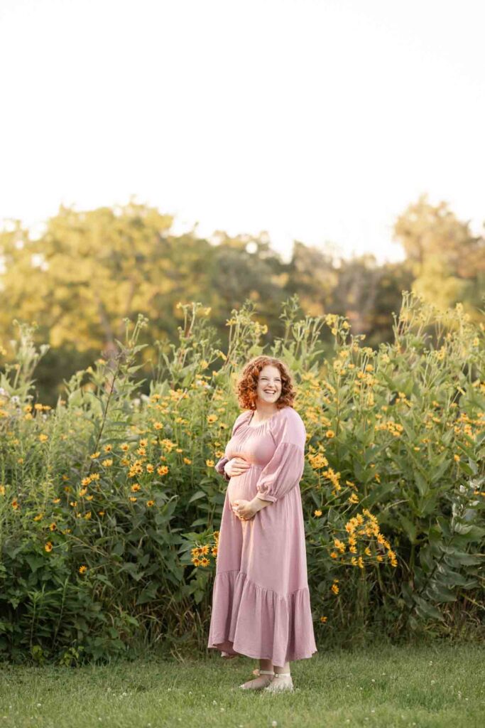 7-Mom Light Classic Saint Charles Illinois Fall Outdoor Maternity Session By Mary Rose Photography