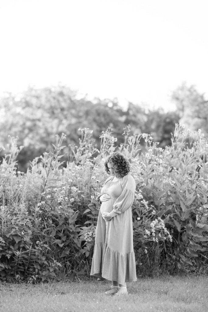 9-Light Classic Saint Charles Illinois Fall Fields Outdoor Maternity Session By Mary Rose Photography